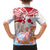 Hawaiki Nui Va'a Solo French Polynesia Family Matching Off The Shoulder Long Sleeve Dress and Hawaiian Shirt Red Color