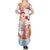 Hawaiki Nui Va'a Solo French Polynesia Family Matching Summer Maxi Dress and Hawaiian Shirt Red Color