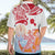 Hawaiki Nui Va'a Solo French Polynesia Hawaiian Shirt Red Color