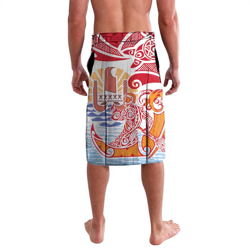 Hawaiki Nui Va'a Solo French Polynesia Lavalava Red Color LT03 - Polynesian Pride