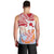 Hawaiki Nui Va'a Solo French Polynesia Men Tank Top Red Color