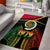 Vanuatu Constitution Day Area Rug Polynesian Tattoo and Pig Tusk Since 1979