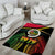 Vanuatu Constitution Day Area Rug Polynesian Tattoo and Pig Tusk Since 1979