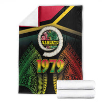 Vanuatu Constitution Day Blanket Polynesian Tattoo and Pig Tusk Since 1979 LT03 - Polynesian Pride