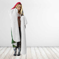 Vanuatu Constitution Day Hooded Blanket Polynesian Tattoo and Pig Tusk Since 1979 LT03 - Polynesian Pride
