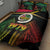 Vanuatu Constitution Day Quilt Bed Set Polynesian Tattoo and Pig Tusk Since 1979