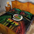 Vanuatu Constitution Day Quilt Bed Set Polynesian Tattoo and Pig Tusk Since 1979