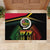 Vanuatu Constitution Day Rubber Doormat Polynesian Tattoo and Pig Tusk Since 1979