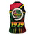 Vanuatu Constitution Day Women Sleeveless Polo Shirt Polynesian Tattoo and Pig Tusk Since 1979