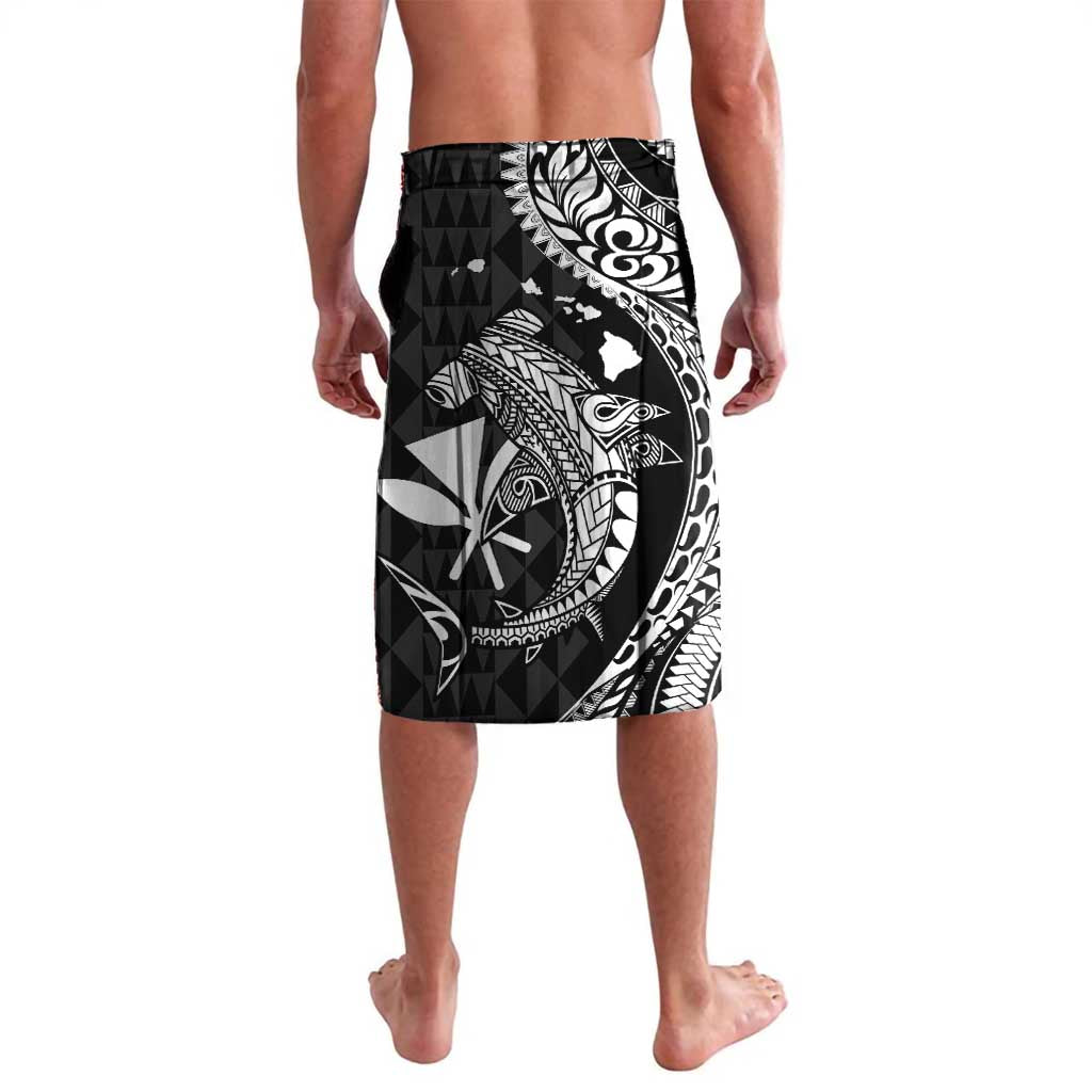 Aloha Hawaii Hammerhead Shark Lavalava Black Kakau and Polynesian Tattoo LT03 - Polynesian Pride
