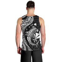 Aloha Hawaii Hammerhead Shark Men Tank Top Black Kakau and Polynesian Tattoo LT03 - Polynesian Pride