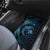 Aloha Hawaii Hammerhead Shark Car Mats Blue Kakau and Polynesian Tattoo LT03