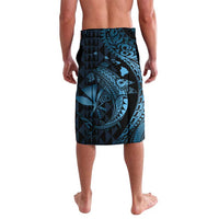 Aloha Hawaii Hammerhead Shark Lavalava Blue Kakau and Polynesian Tattoo LT03 - Polynesian Pride