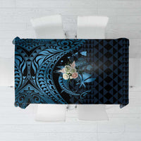 Aloha Hawaii Hammerhead Shark Tablecloth Blue Kakau and Polynesian Tattoo LT03 Blue - Polynesian Pride