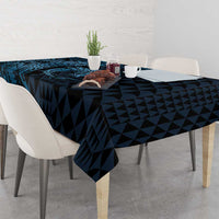 Aloha Hawaii Hammerhead Shark Tablecloth Blue Kakau and Polynesian Tattoo LT03 - Polynesian Pride