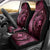 Aloha Hawaii Hammerhead Shark Car Seat Cover Pink Kakau and Polynesian Tattoo LT03