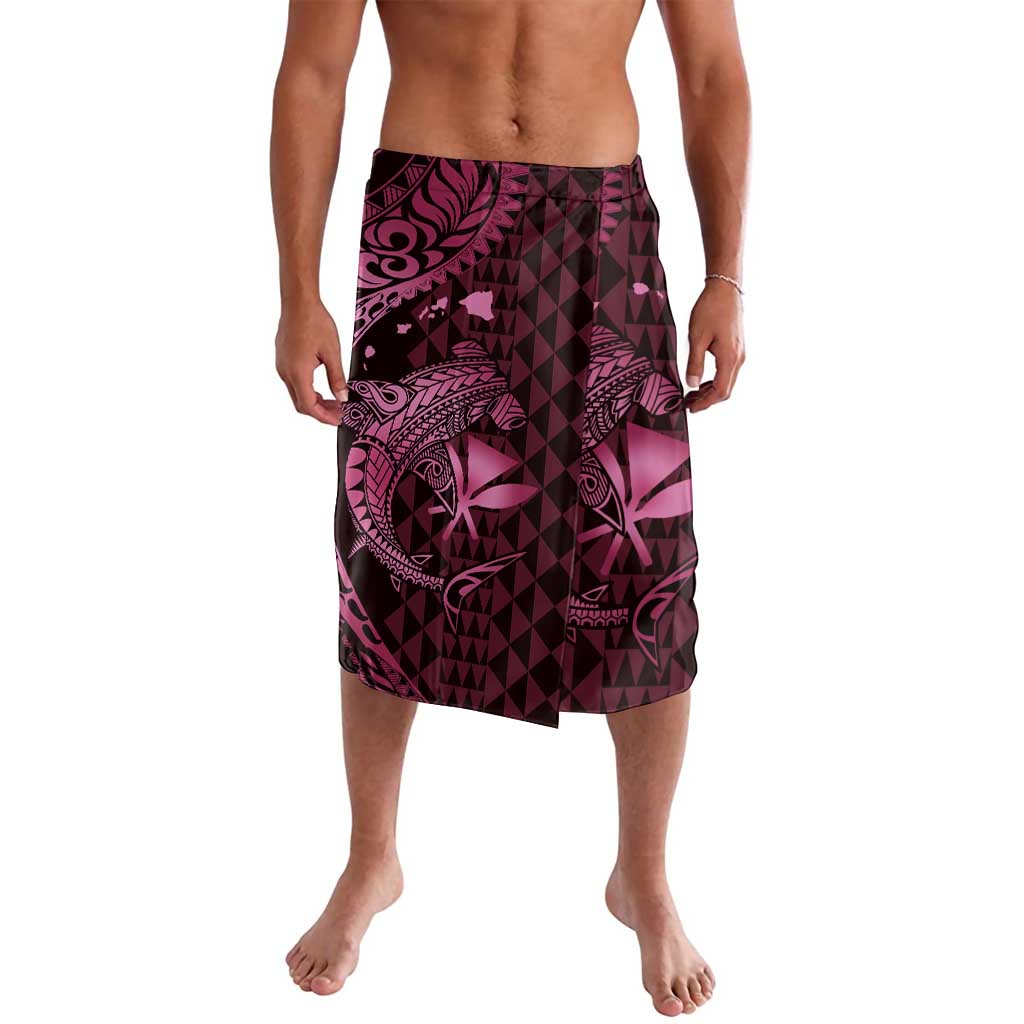 Aloha Hawaii Hammerhead Shark Lavalava Pink Kakau and Polynesian Tattoo LT03 Pink - Polynesian Pride