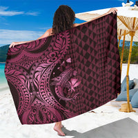 Aloha Hawaii Hammerhead Shark Sarong Pink Kakau and Polynesian Tattoo LT03