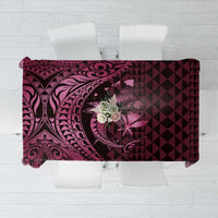 Aloha Hawaii Hammerhead Shark Tablecloth Pink Kakau and Polynesian Tattoo LT03 Pink - Polynesian Pride