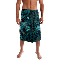 Aloha Hawaii Hammerhead Shark Lavalava Turquoise Kakau and Polynesian Tattoo LT03 Turquoise - Polynesian Pride