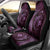 Aloha Hawaii Hammerhead Shark Car Seat Cover Purple Kakau and Polynesian Tattoo LT03