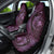 Aloha Hawaii Hammerhead Shark Car Seat Cover Purple Kakau and Polynesian Tattoo LT03