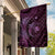 Aloha Hawaii Hammerhead Shark Garden Flag Purple Kakau and Polynesian Tattoo LT03