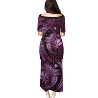 Aloha Hawaii Hammerhead Shark Puletasi Purple Kakau and Polynesian Tattoo LT03 - Polynesian Pride