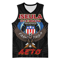 American Samoa Fautasi Basketball Jersey Pago Pago Aeto and Iseula o le Moana of Fagatogo Black Color - Polynesian Pride