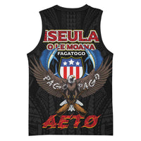 American Samoa Fautasi Basketball Jersey Pago Pago Aeto and Iseula o le Moana of Fagatogo Black Color - Polynesian Pride