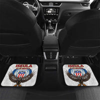 American Samoa Fautasi Car Mats Pago Pago Aeto and Iseula o le Moana of Fagatogo White Color - Polynesian Pride