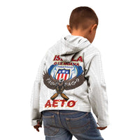 American Samoa Fautasi Kid Hoodie Pago Pago Aeto and Iseula o le Moana of Fagatogo White Color - Polynesian Pride