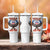 American Samoa Fautasi Tumbler With Handle Pago Pago Aeto and Iseula o le Moana of Fagatogo White Color - Polynesian Pride