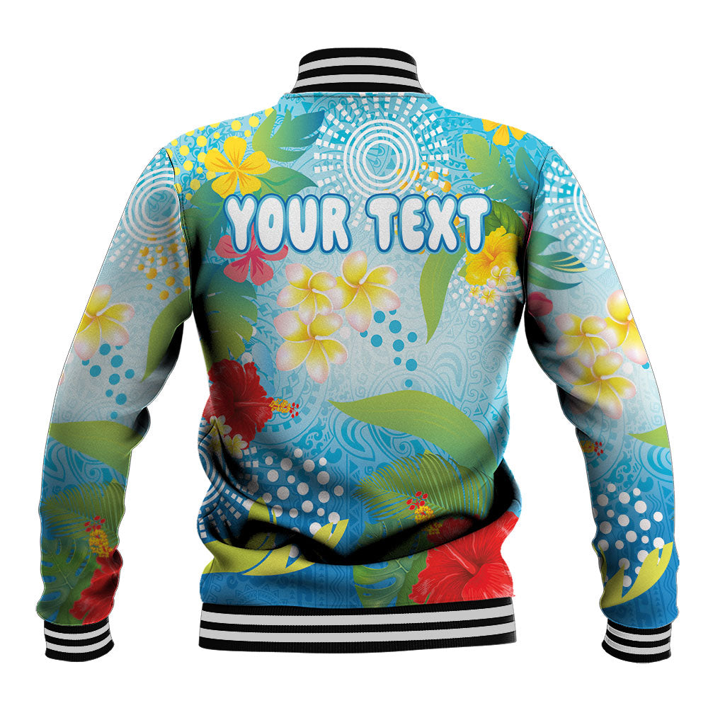 Personalized Hawaii Marathon Baseball Jacket Polynesian Motif Tropical Style LT03 - Polynesian Pride