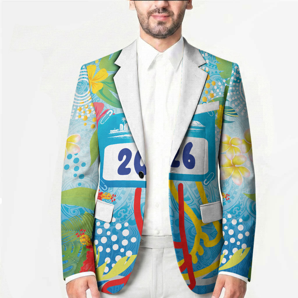 Personalized Hawaii Marathon Blazer Polynesian Motif Tropical Style LT03 - Polynesian Pride