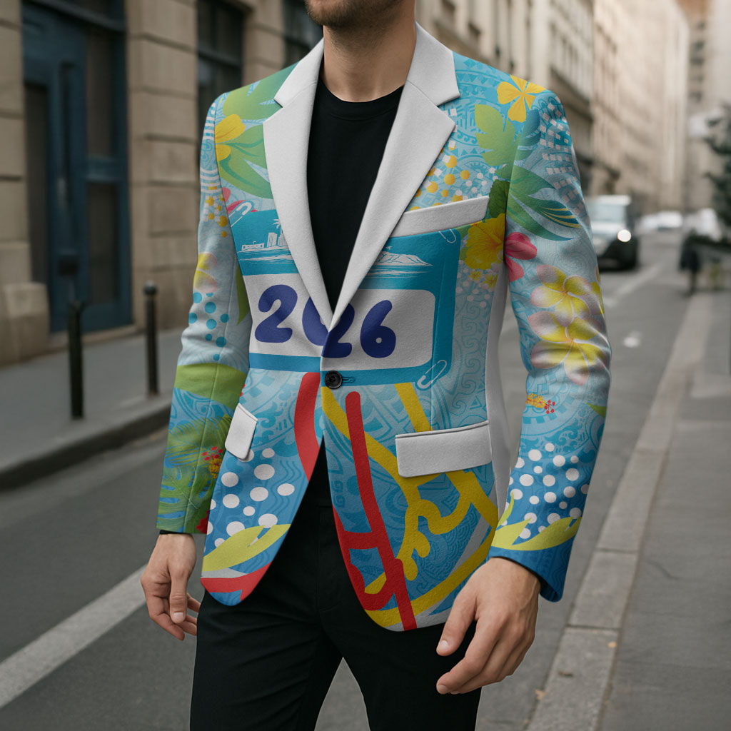 Personalized Hawaii Marathon Blazer Polynesian Motif Tropical Style LT03 - Polynesian Pride