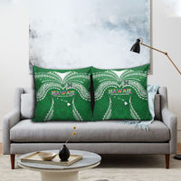 Hawaii Rainbow Warriors Pillow Cover Polynesian Motif Green Color LT03 - Polynesian Pride