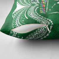 Hawaii Rainbow Warriors Pillow Cover Polynesian Motif Green Color LT03 - Polynesian Pride