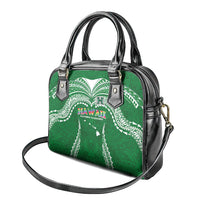 Hawaii Rainbow Warriors Shoulder Handbag Polynesian Motif Green Color LT03 - Polynesian Pride