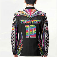 Custom Hawaii Rainbow Warriors Blazer Polynesian Motif Special Edition Rainbow Gradient LT03 - Polynesian Pride