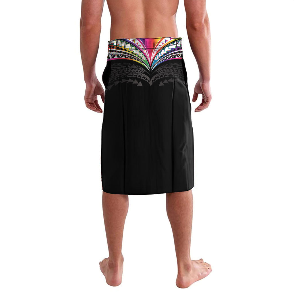 Custom Hawaii Rainbow Warriors Lavalava Polynesian Motif Special Edition Rainbow Gradient LT03 - Polynesian Pride