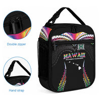 Hawaii Rainbow Warriors Lunch Bag Polynesian Motif Special Edition Rainbow Gradient LT03 - Polynesian Pride