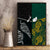 South Africa and New Zealand Canvas Wall Art King Protea and Silver Fern Mix Culture Pattern LT03 - Polynesian Pride