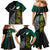 South Africa and New Zealand Family Matching Mermaid Dress and Hawaiian Shirt King Protea and Silver Fern Mix Culture Pattern LT03 - Polynesian Pride