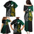 South Africa and New Zealand Family Matching Puletasi Dress and Hawaiian Shirt King Protea and Silver Fern Mix Culture Pattern LT03 - Polynesian Pride