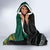 South Africa and New Zealand Hooded Blanket King Protea and Silver Fern Mix Culture Pattern LT03 - Polynesian Pride