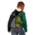 South Africa and New Zealand Kid Hoodie King Protea and Silver Fern Mix Culture Pattern LT03 - Polynesian Pride