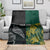 Personalised South Africa and New Zealand Blanket King Protea and Silver Fern Mix Culture Pattern LT03 - Polynesian Pride