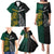 Personalised South Africa and New Zealand Family Matching Puletasi Dress and Hawaiian Shirt King Protea and Silver Fern Mix Culture Pattern LT03 - Polynesian Pride