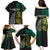 Personalised South Africa and New Zealand Family Matching Puletasi Dress and Hawaiian Shirt King Protea and Silver Fern Mix Culture Pattern LT03 - Polynesian Pride